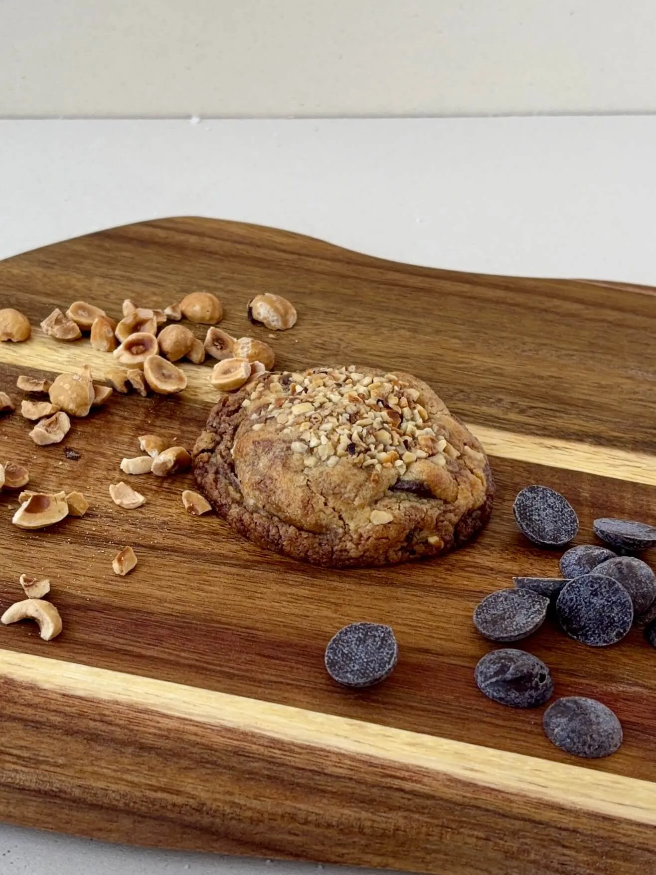 Cookie Nutella artisanal swirl noisettes concassées fait maison Snackart Agen