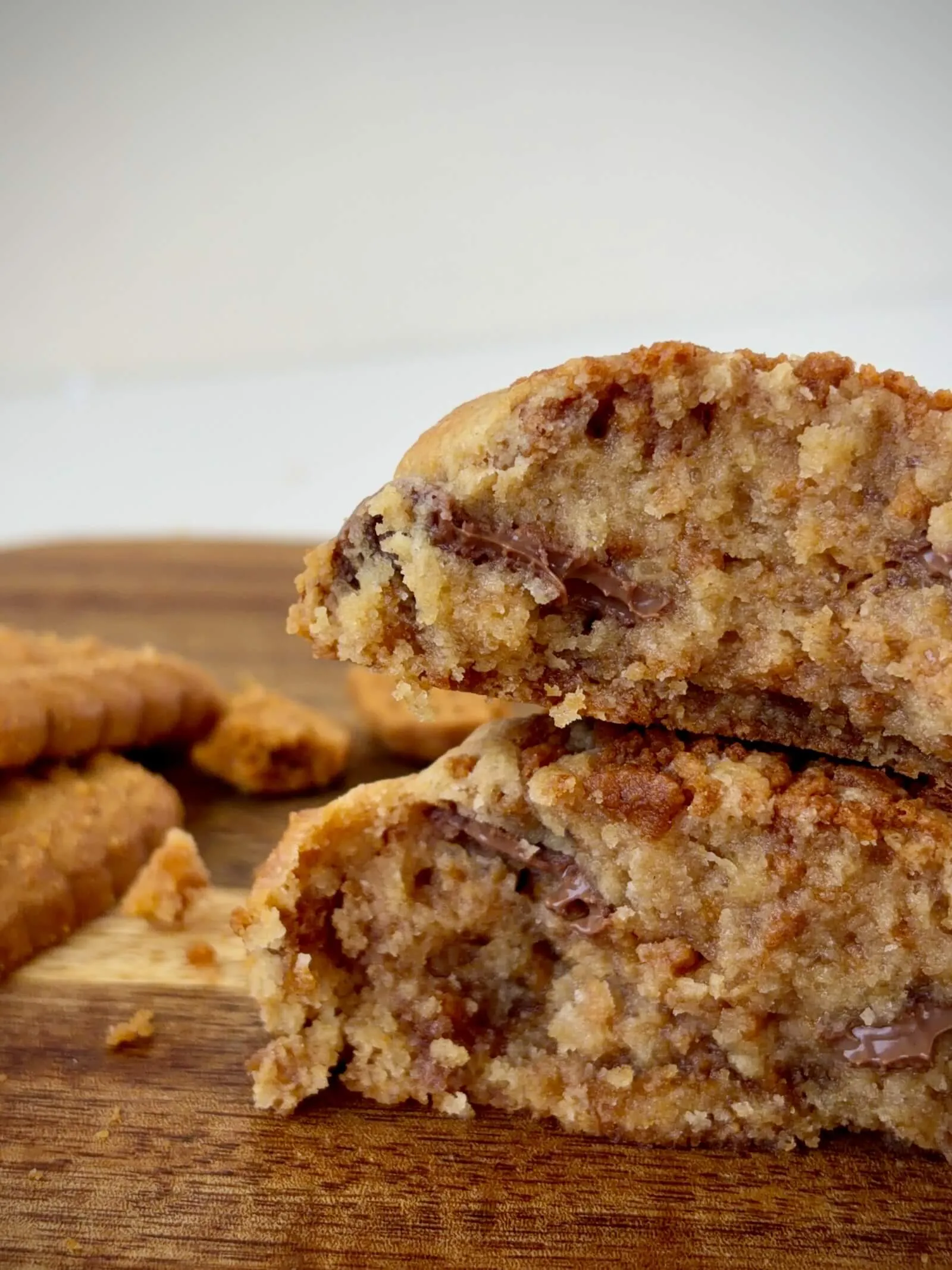 Cookie Spéculos cassé swirl pâte spéculos intérieur marbré moelleux Snackart Agen